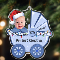 Baby's First Christmas - Personalized Acrylic Photo Ornament