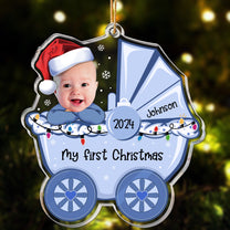 Baby's First Christmas - Personalized Acrylic Photo Ornament