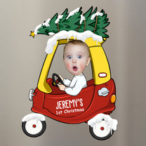 Baby's First Christmas - Personalized Photo Magnet