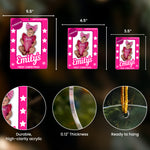 Baby's First Christmas Toy Box - Personalized Acrylic Photo Ornament