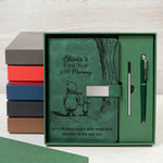Baby's First Year Memory Book For New Mom, Dad, Grandparents - Personalized Notebook Set