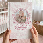 Baby's-First-Year-Memory-Book-For-New-Parents-Newborn-Record-Book-Baby-Shower-Gift-Personalized-Journal-2