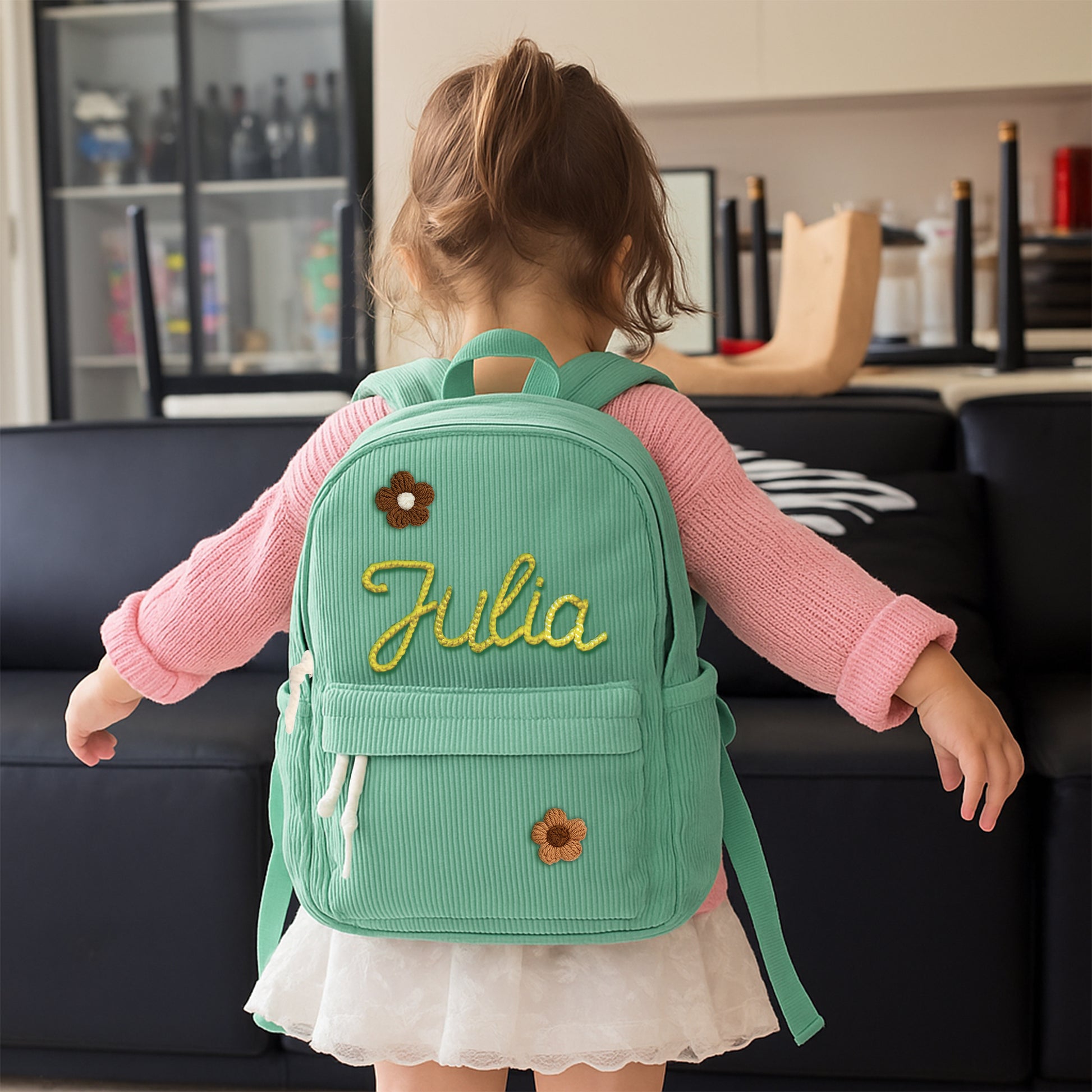 back to school backpack for kids Back To School Gift For Boy Girl Kids Embroidered Style