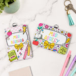 Back To School Teacher Gifts Classroom Supplies - Personalized Badge Holder
