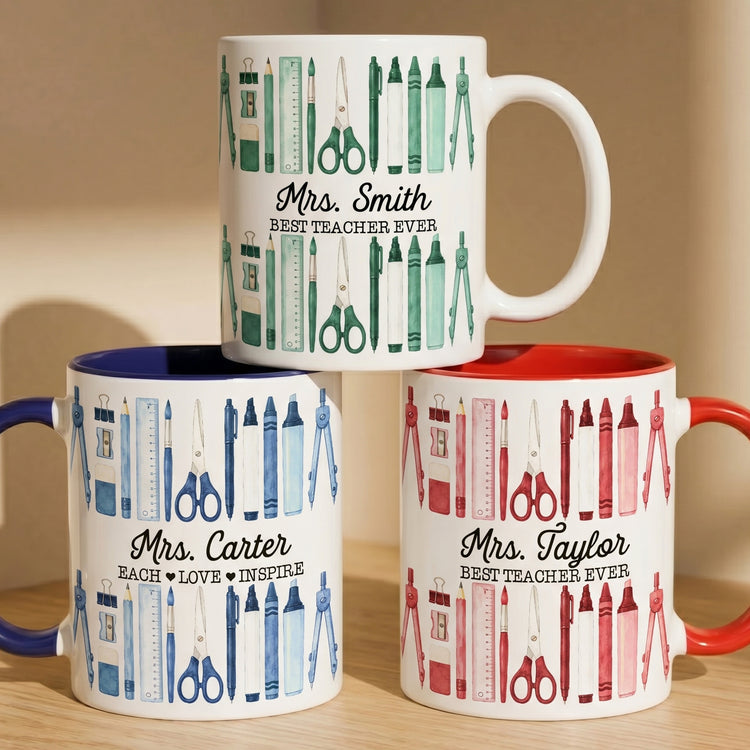 Back-To-School-Gift-Custom-Name-Teacher-Teach-Love-Inspire-Personalized-Mug-1