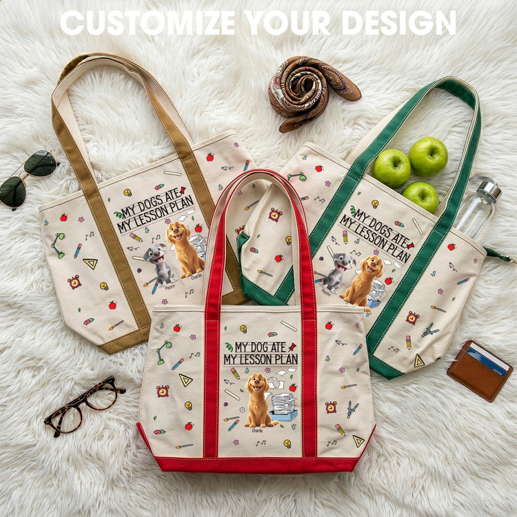 Back-To-School-Gift-For-Teacher-My-Dog-Ate-My-Lesson-Plan-Personalized-Tote-Bag-3