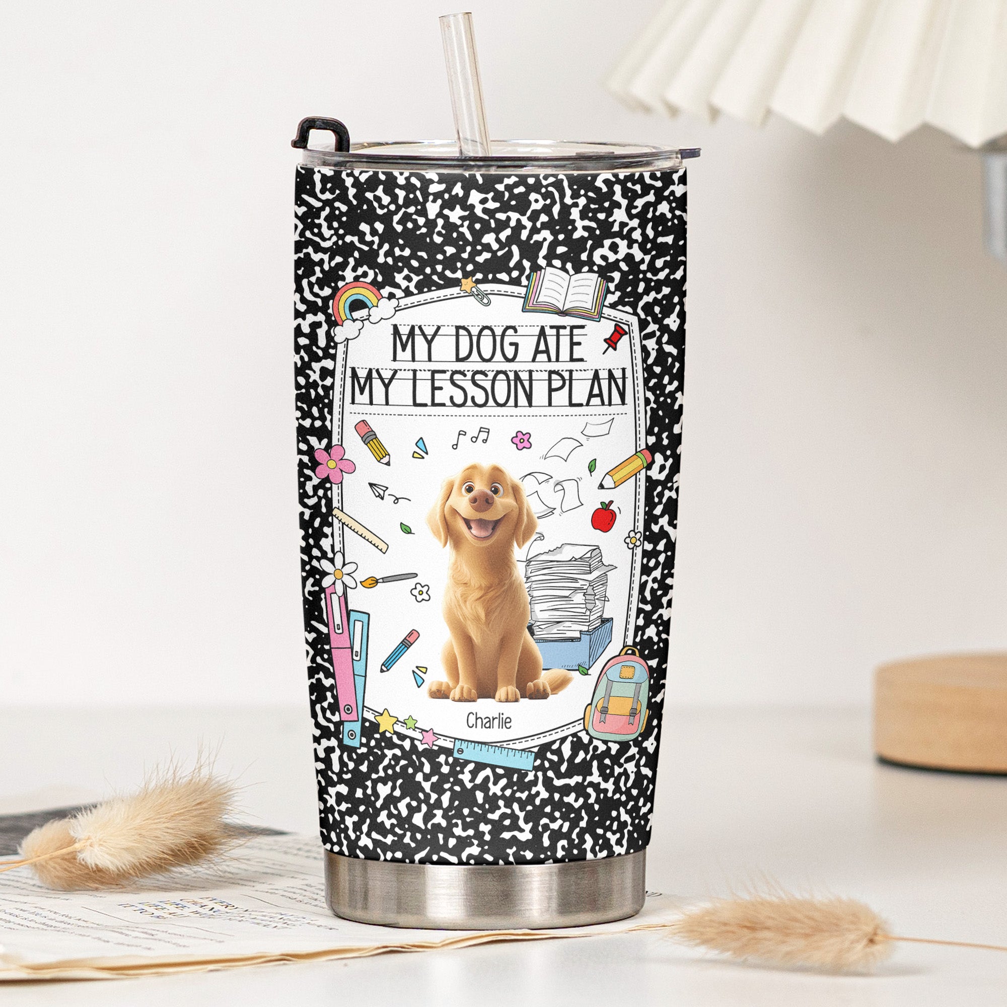 Back-To-School-Gift-For-Teacher-My-Dog-Ate-My-Lesson-Plan-Personalized-Tumbler-4