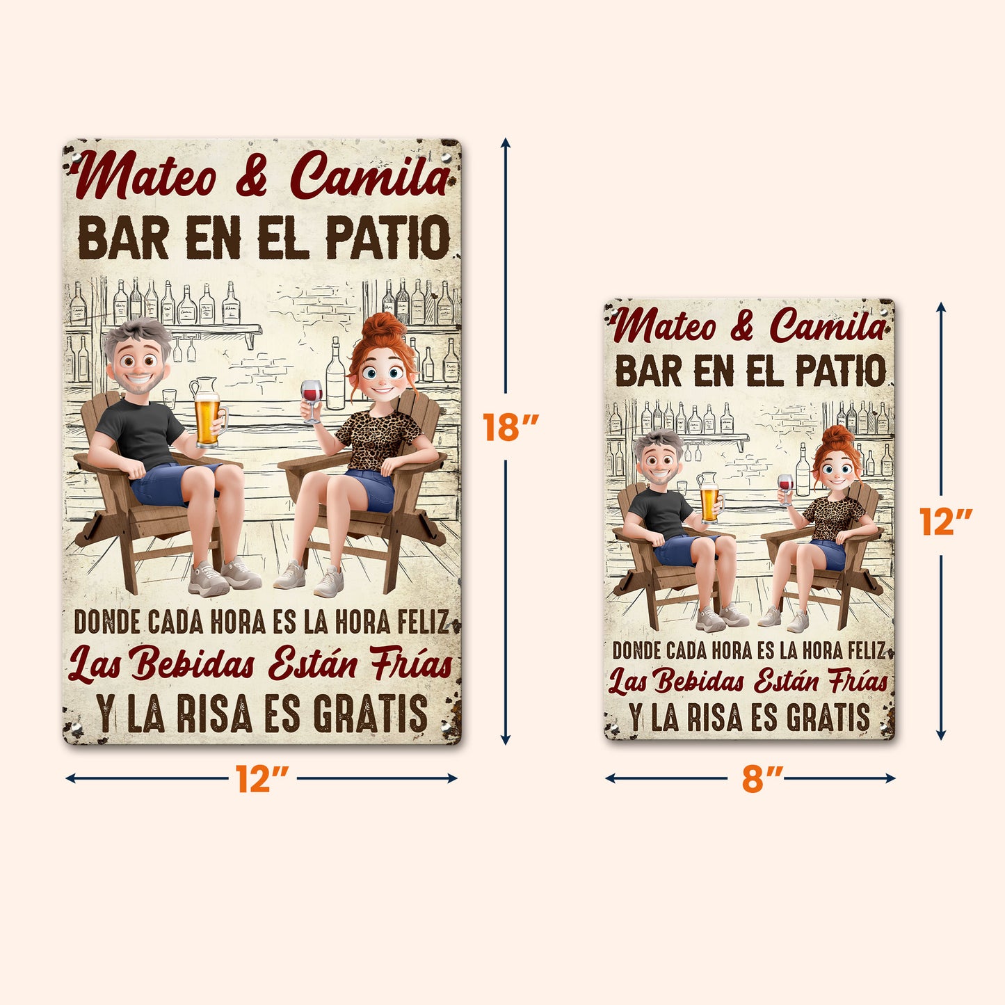 Backyard-Bar-Patio-Spanish-Bar-En-El-Patio-Personalized-Metal-Sign-5