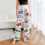Bad B*tch Affirmation - Personalized Wide Leg Pants