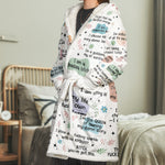 Bad B*tch Affirmations - Personalized Hooded Robe