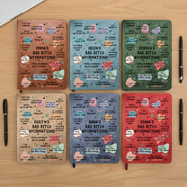 Bad B*tch Affirmations - Personalized Leather Journal