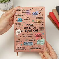 Bad B*tch Affirmations - Personalized Leather Journal