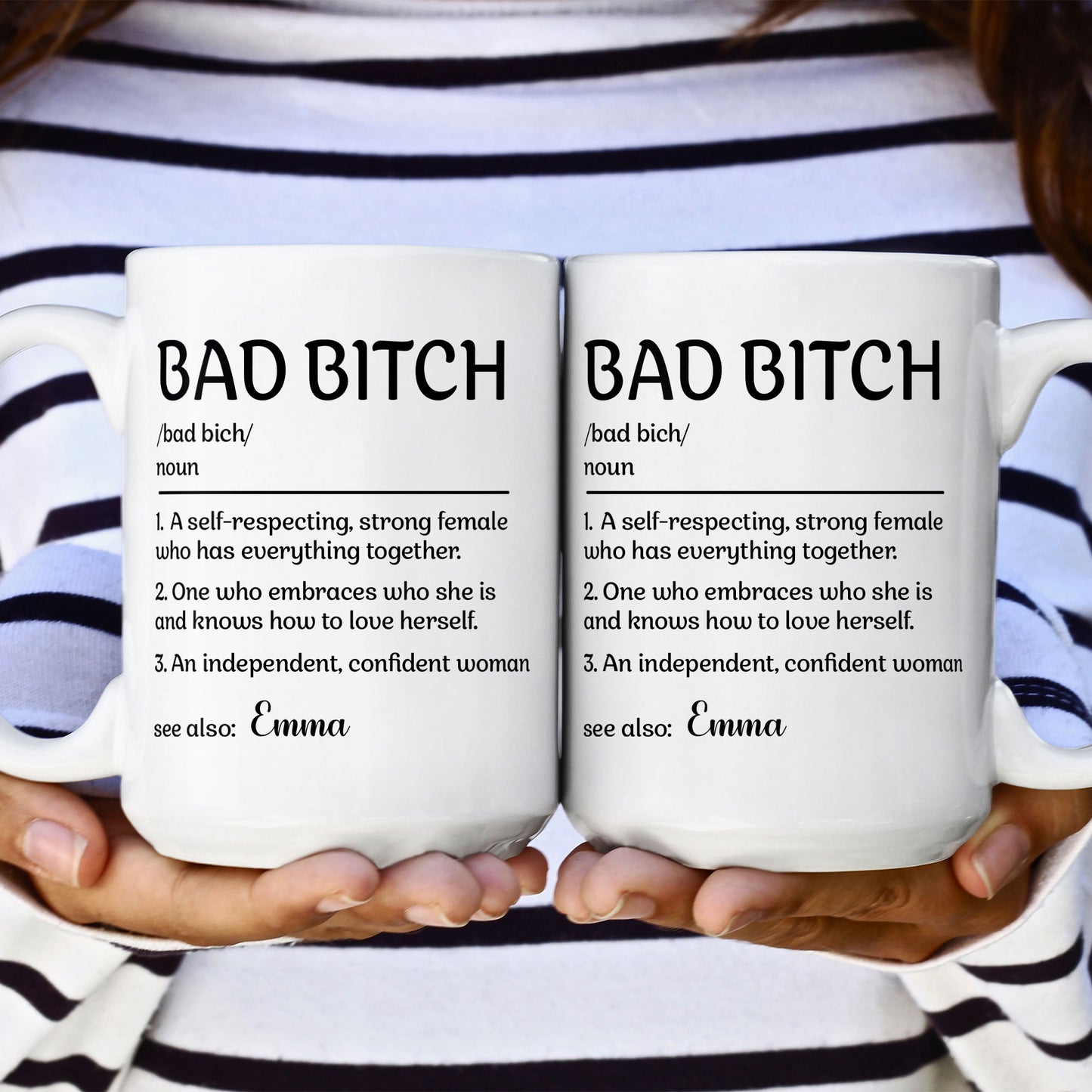 Bad B*tch Definition Funny Mug - Personalized Mug