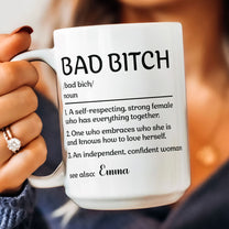 Bad B*tch Definition Funny Mug - Personalized Mug