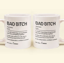 Bad B*tch Definition Funny Mug - Personalized Mug