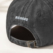 Bad Day To Be A Hot Dog - Personalized Distressed Denim Cap