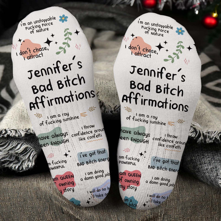 Bad-BTch-Affirmations-For-Coworkers,-Friends,-Self-Gift-Personalized-Socks-2