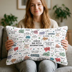 Bad-BTch Affirmations Funny Gift For Friends, Coworkers - Personalized Pillow Cover 2