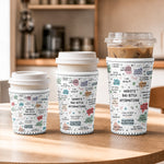 Bad-BTch Affirmations Funny Gift For Her - Personalized Iced Coffee Sleeve 1