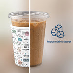 Bad-BTch Affirmations Funny Gift For Her - Personalized Iced Coffee Sleeve 4