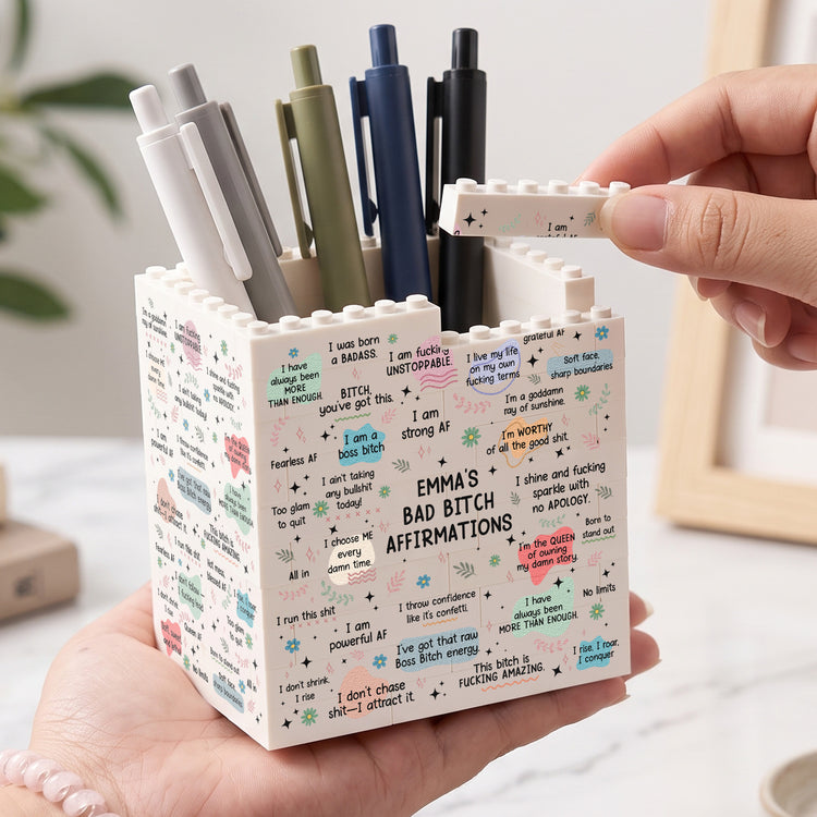 Bad-Btch-Affirmations-Gifts-For-Her-Coworkers-Friends-Personalized-Pen-Holder-2