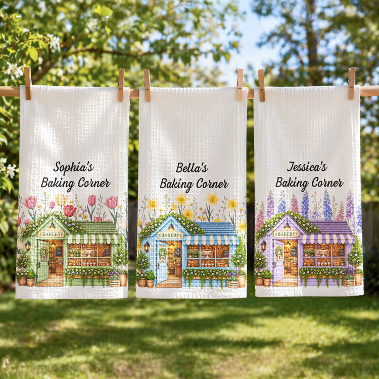 Baking-Corner-With-Birth-Month-Flower-Gift-For-Baking-Lovers-Personalized-Kitchen-Towel-2