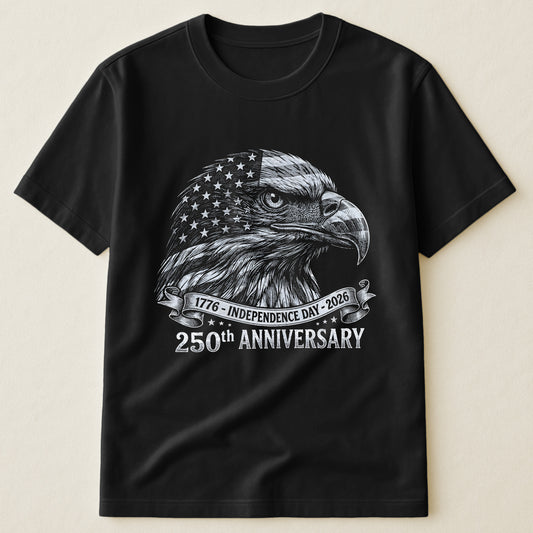 Bald-Eagle-Usa-250Th-Anniversary-Monochrome-Shirt-1