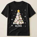 Baseball Christmas Tree - Personalized Shirt