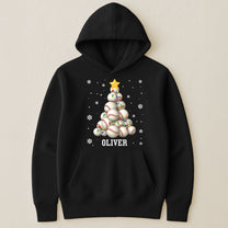 Baseball Christmas Tree - Personalized Shirt