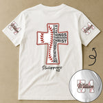 Baseball Lover, I Can Do All Things Through Christ - Personalized Shirt