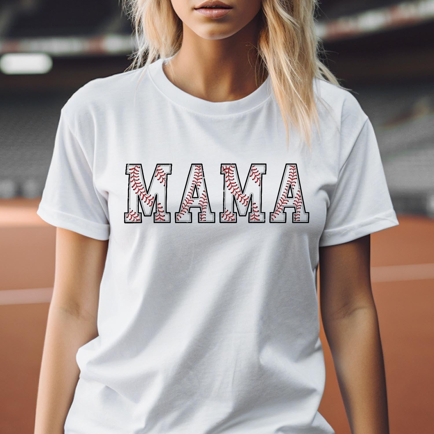 Baseball Mama Custom Name And Number - Personalized Shirt