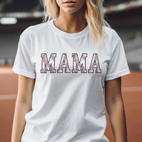 Baseball Mama Custom Name And Number - Personalized Shirt