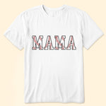 Baseball Mama Custom Name And Number - Personalized Shirt