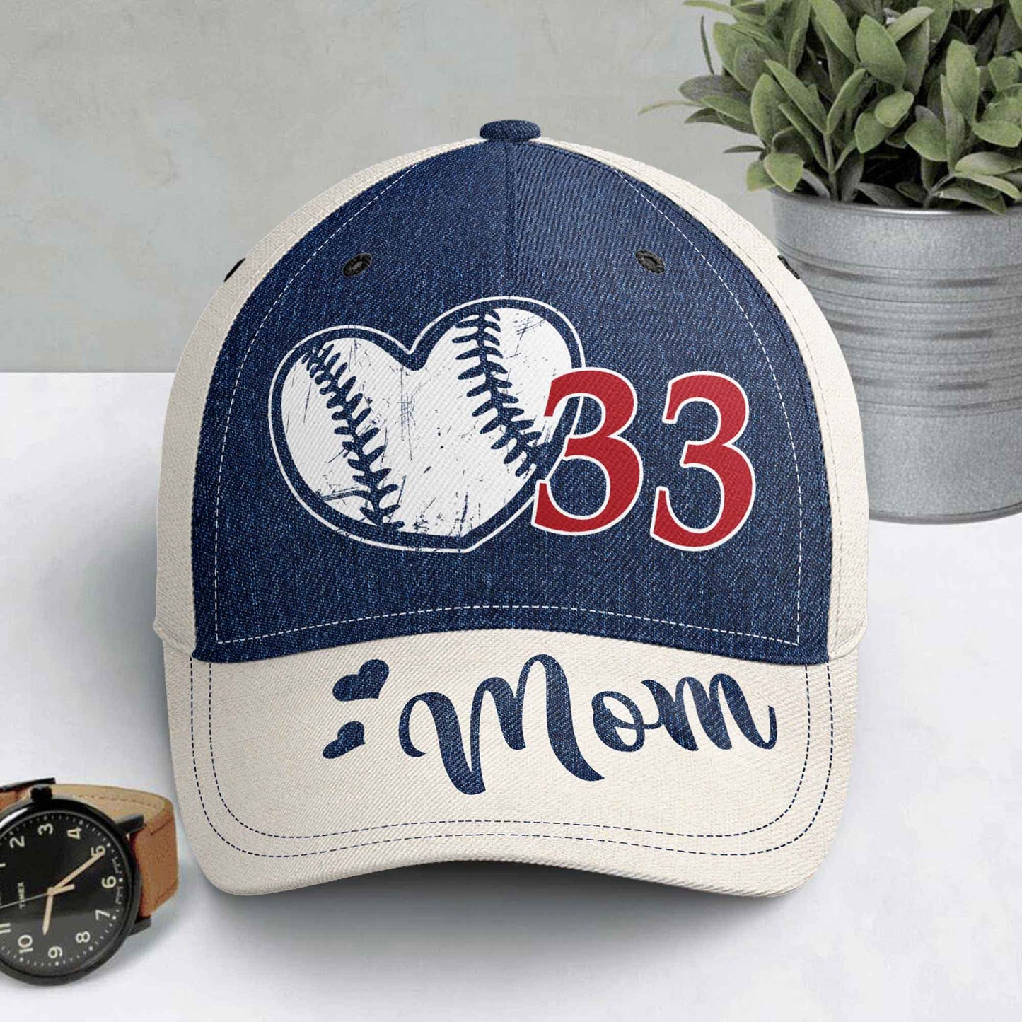 Baseball Mom - Personalized Classic Cap