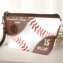 Baseball Mom - Personalized Cosmetic Bag