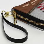 Baseball Mom - Personalized Leather Long Wallet