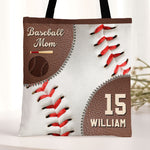 Baseball Mom - Personalized Tote Bag