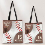 Baseball Mom - Personalized Tote Bag