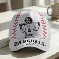 Baseball Mom, Dad - Personalized Cap