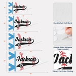 Baseball Player Custom Name And Number - Personalized Pennant 5