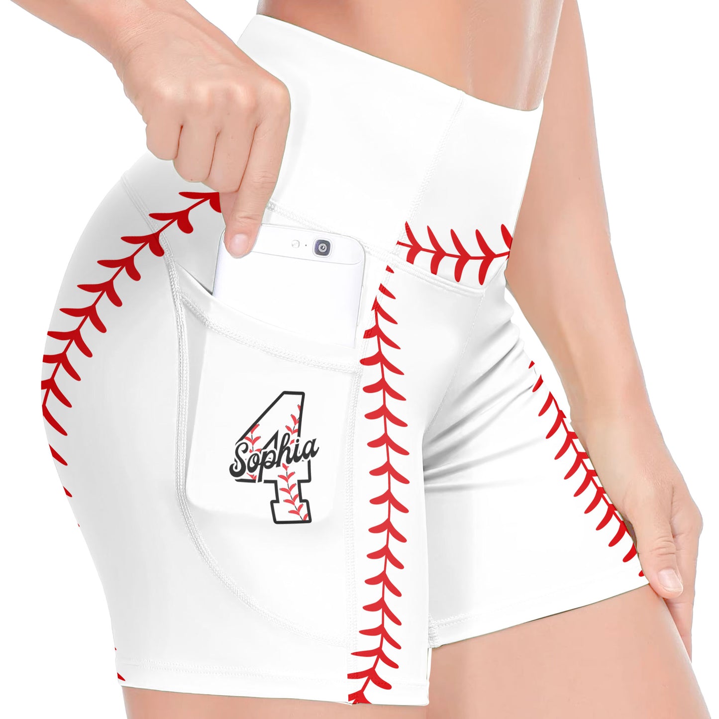 Baseball Softball Football Basketball Lover - Personalized Women's Workout Shorts