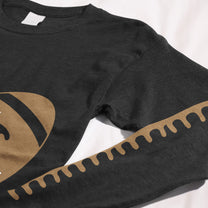 Baseball Softball Football, My Heart Is On That Field - Custom Long Sleeve T-Shirt