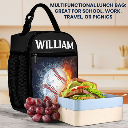 Baseball, Basketball... Sport Lovers - Personalized Lunch Bag