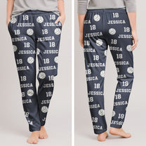 Volleyball Custom Name, Number - Personalized Sweatpants