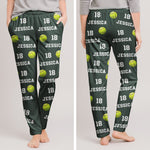 Softball Custom Name, Number - Personalized Sweatpants - Lounge Pants With Pockets, Custom Pajama Pants, Jogger Sweatpants, Gift For Her