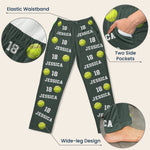 Softball Custom Name, Number - Personalized Sweatpants - Lounge Pants With Pockets, Custom Pajama Pants, Jogger Sweatpants, Gift For Her