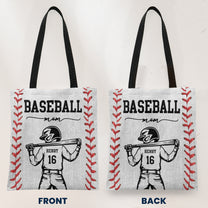 Baseball-Mom-That'S-My-Kid-Personalized-Tote-Bag-2