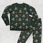 Basketball Custom Name, Number - Personalized Pajama Set