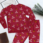 Basketball Custom Name, Number - Personalized Pajama Set