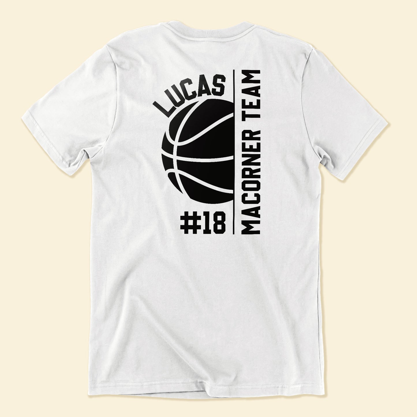 Basketball - Personalized Back Printed Shirt